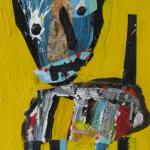 Richard Denny – A dog on the river bank