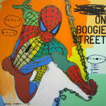 Johnny Romeo, Hock Rock Traffic, 2010, acrylic and oil on canvas 101cm x 101cm