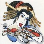 Skuja Braden – Sketches for Kabuki Theatre Lady