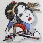 Skuja Braden – Sketches for Kabuki theater 1 a