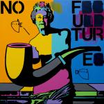 Johnny Romeo, Pipe Dream, 2019, acrylic and oil on canvas 122cm x 122cm