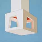 Jasmine Mansbridge – Homage to Time (Josef Albers) 40 x 40cm Acrylic on Linen A