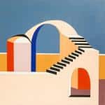 Jasmine Mansbridge – Your Turn For The Moon 102 x 102 cm Acrylic on Belgian Linen A