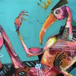 Igoe Villares Rosa – Flamingo – 78 5 x 113 cm