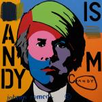 Johnny Romeo, Andyism Candy, 2019, acrylic and oil on canvas 40cm x 40cm