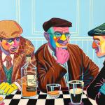 Joaquin – Three Fellas_Acrylics on Canvas_24x20