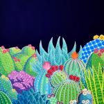 Succulents & Cacti 3_24x30_Acrylics on Canvas