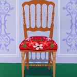 BRITTY EM- Red Spindle Chair