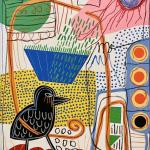 JUAN – AVE NEGRA – 130 X100