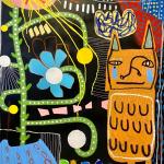 JUAN – UN GATO – 130 X 100