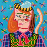 SOL FELPETO- CAT WITH A BEE HAT