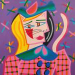 SOL FELPETO – cat with hummingbird hat (1)