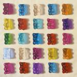 Ian Bertolucci – Bears Rhythm 10 – Oil on canvas 100×100 cm 2023